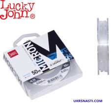 Леска монофильная Lucky John Micron размотка 50м прозрачная